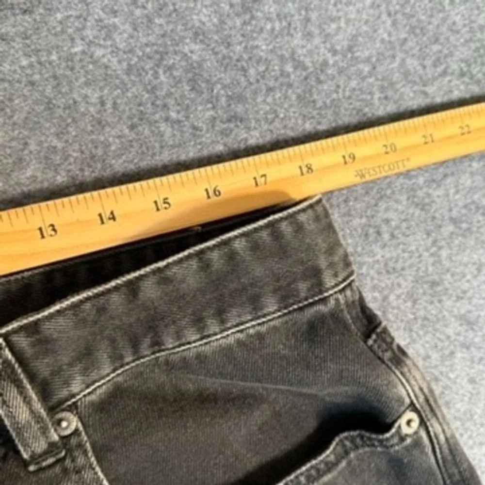 Diesel D-Macro Jeans 2001 5 POCKET Loose Straight Fit Men Fade Black Denim 34x32